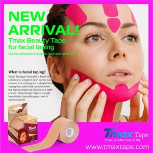 Tape Yüz Yogası Bandı Beauty Tape Face Tape Cotton Kinesio Tape