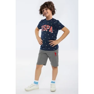 U.S. Polo Assn. US1102-G Erkek Garson Bermuda Takımı 22Y