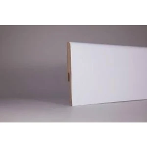 Inan Yapı Yalı Serisi Saten Beyaz T Model 14CM PVC Süpürgelik
