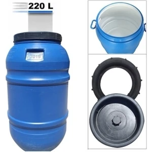 220 Lt Litre Varil Içi Beyaz Plastik Zeytin Turşu Bidon