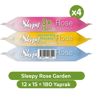 Rose Garden Seyahat Cep Mendili 12 x 15 Yaprak