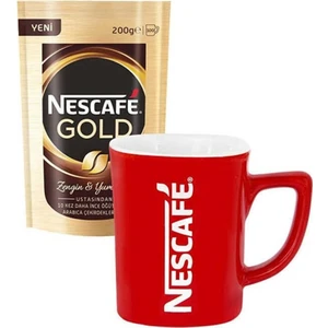 Gold Kahve 200 gr + Nescafe Bardak