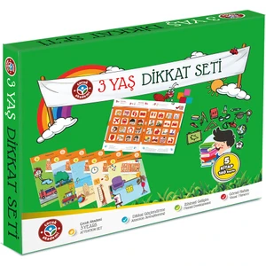 Çocuk Akademi  3 Yaş Dikkat Seti