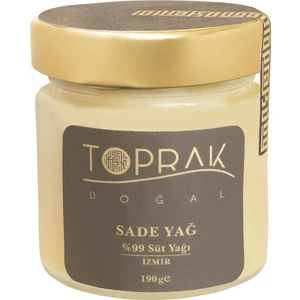 Toprak Doğal Sade Yağ Ghee %99 Süt Yağı 190 gr