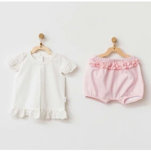 Ecru Kız Bebek Takım 2li  - Andywawa - Ecru - 18-24 Ay