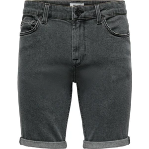 Only & Sons Erkek Regular Fit Siyah Kot Pantolon 22022331