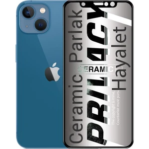 Apple iPhone 13 Hayalet Ekran Koruyucu Parlak Seramik Gizli Privac