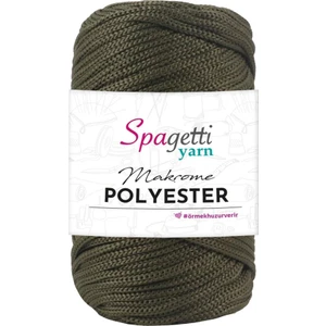 Spagetti Yarn Polyester Makrome 4mm 250G Haki