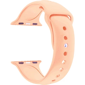 Markaca    Için 44 mm Small Beden(S/m Size)  Silikon Kordon(54 Farklı Renk) Şeftali Turuncu