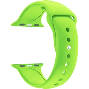 Apple Watch Se Için 44 mm Small Beden(S/m Size) Spor Silikon Kordon(54 Farklı Renk) Fıstık Yeşili