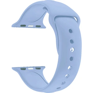 Apple Watch Se Için 40 mm Small Beden(S/m Size) Spor Silikon Kordon(54 Farklı Renk) Sky Blue