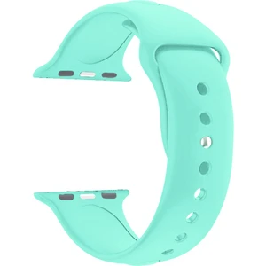 Apple Watch Se Için 40 mm Small Beden(S/m Size) Spor Silikon Kordon(54 Farklı Renk) Turkuaz