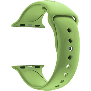 Apple Watch Se Için 40 mm Small Beden(S/m Size) Spor Silikon Kordon(54 Farklı Renk) Pastel Yeşil