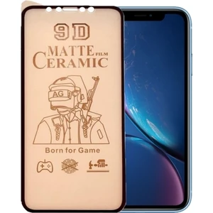Apple iPhone Xr Ekran Koruyucu 9d Mat Seramik Nano Tam Kaplayan