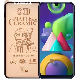Samsung M21 Ekran Koruyucu 9d Mat Seramik Nano Tam Kaplayan