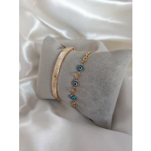 Bers Aksesuar Kadın Altın Kaplama Kararmaz Orjinal Faturalı Kombin Bileklik