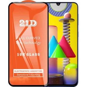 Samsung Galaxy M51 Ekran Koruyucu 21D Tam Kaplayan Kavisli