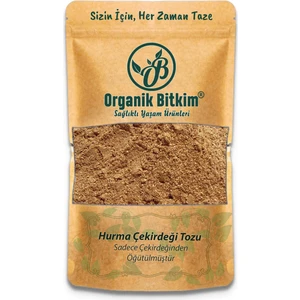 Organik Bitkim Hurma Çekirdeği Tozu (Öğütülmüş) 100 gr
