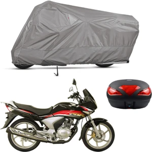 Honda Cbf 150 Arka Çanta Uyumlu Motosiklet Brandası Motor Brandası (A+ Kalite)