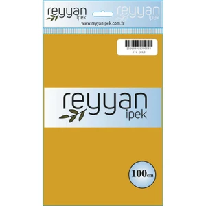 Düz Renk Poşetli Yazma 100 cm Açık Camel 040