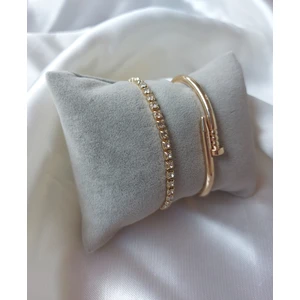 Bers Aksesuar Kadın Altın Kaplama Kararmaz Kombin Bileklik