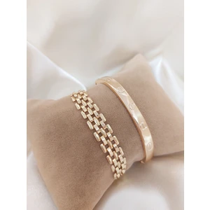 Bers Aksesuar Kadın Altın Kaplama Kararmaz Kombin Bileklik