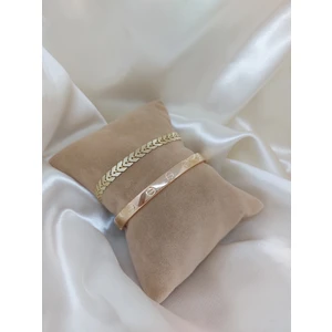 Bers Aksesuar Kadın Altın Kaplama Kararmaz Orjinal Faturalı Kombin Bileklik