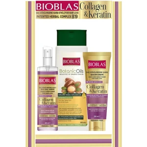 Argan Yağlı Şampuan&Collagen&Keratin 3'Lü Saç Bakım Seti