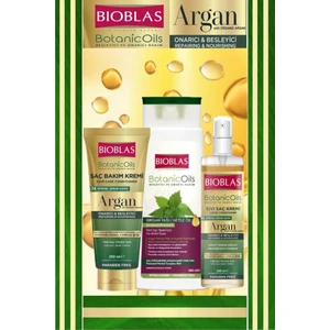 Isırgan Yağı Şampuanı Ve Argan Onarıcı Besleyici 3'Lü Saç Bakım Seti