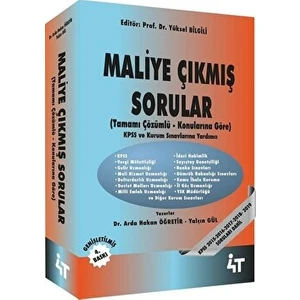 4T Yayınları Maliye Çıkmış Sorular