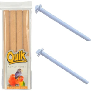 Quik Kumlu Tünek 4'lü 1 Adet ve Fit Fly Tünek Renkli 2 Adet