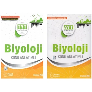Palme Yayıncılık TYT AYT Biyoloji Konu Anlatımı 2 Kitap Set