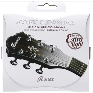 IACS61C 80/20 Bronze Wound Extra Light Takım Tel Akustik Gitar Teli 010-047
