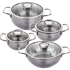 Nova Çelik Tencere Set 8 Parça