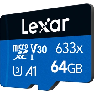 633X 64GB Yüksek Performanslı Micro Tf Kartı  - Mavi  (Yurt Dışından)