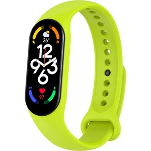 Xiaomi Mi Band 7 Lime Green Için Silikon Izleme Bandı
