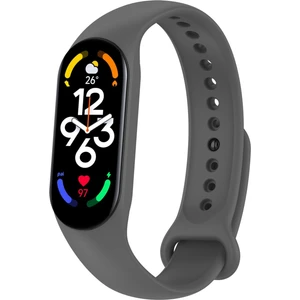 Xiaomi Mi Band 7 Platinum Gray Için Silikon Saat Band