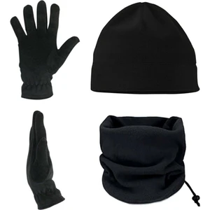 Astüm Tactical Polar Bere ve Boyunluk + Yün Eldiven 3'lü Set
