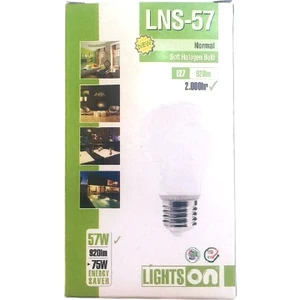 Halojen Ampul Normal 75W E27 Soft