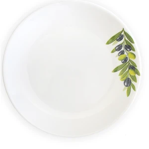 Zeytin Desenli 6'lı Tabak 25 cm