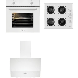 White Lizbon 3'lü Ankastre Set (D004 + 1140 CE + 2001 T)