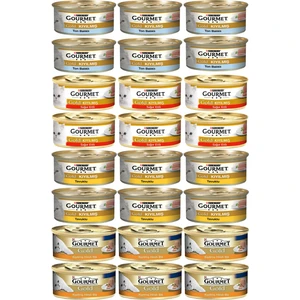 Gourmet Gold Karışık Kıyılmış Konserve Yetişkin Kedi Yaş Maması 24 x 85 G
