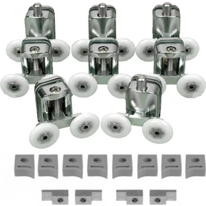 Metal Gövdeli Duşakabin Cam Kabin Tekerleği Takım 24 mm