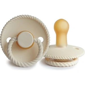 Frıgg Rope Kauçuk Emzik - Cream 6-18 Ay