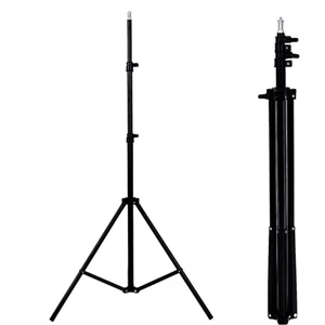 200 cm Metal Tripod Fotoğraf Stüdyo Lamba Tutucu Lamba Işık Ayağı Tripot+Telefon Tutucu