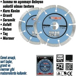 Bay-Tec MK0264 Soketli Elmas Testere 115MM
