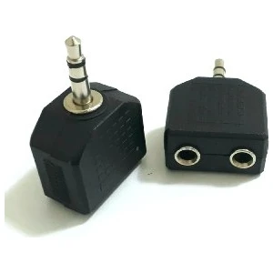 2 girişli Stereo Çoklayıcı 3.5mm Aux Çoklayıcı 2 x 3.5mm Stereo Dönüştürücü (1 Adet)