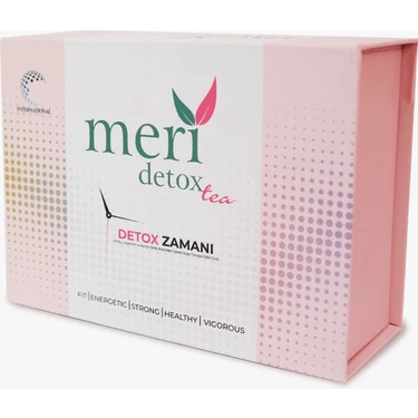 Meri Orjinal Meri Detox® Tea | Doğal Detoks Çayı | Aylık Kullanım | 60 Poşet