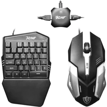 Yues Pubg Oyun Seti 3 In 1 Pubg Mobile  Klavye Mouse Dönüştürücü Set JCHF-68S Güncellenmiş