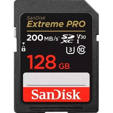 Sandisk Extreme Pro 128GB 200MB/S Sdxc Hafıza